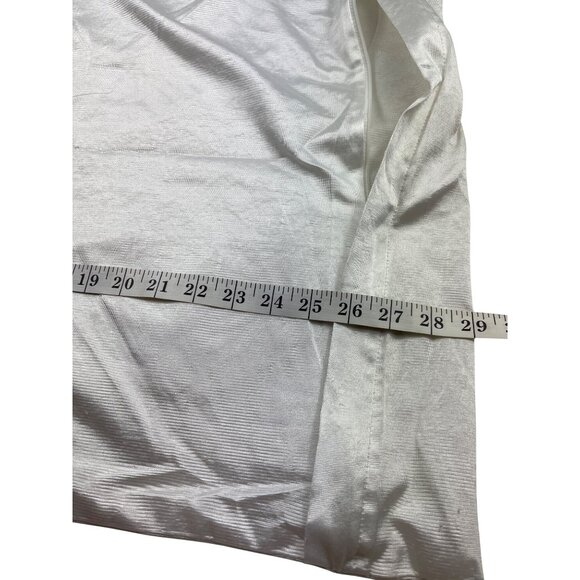 White Silk Pillowcase With Zipper Closure 66a - Picture 3 of 3